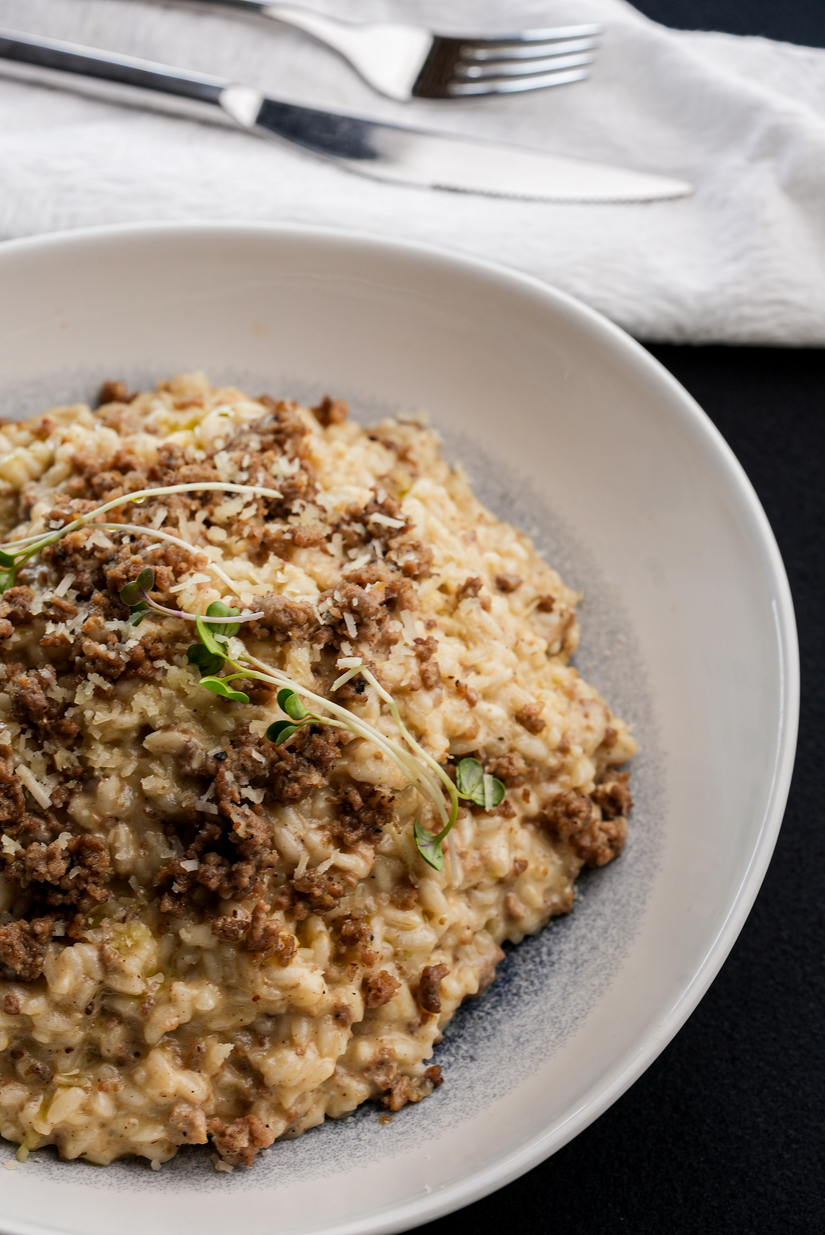 MUSHROOM RISOTTO WITH TRUFFLE